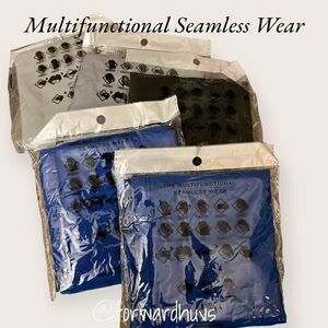 Breathable Polyester Microfiber Multifunctional Seamless bandana 5 Pk ** NEW **